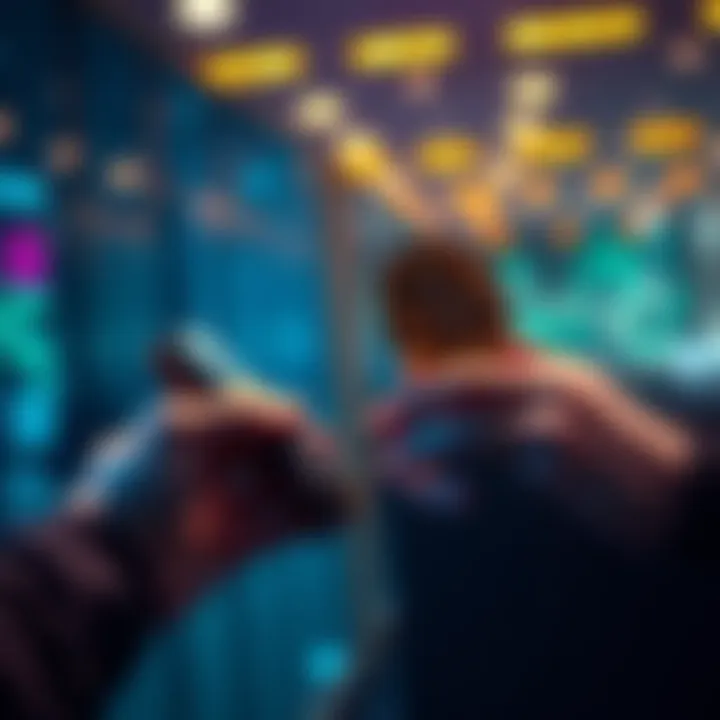 A person deciding between using a digital wallet and a cryptocurrency exchange, representing the trade-off of control when spending USDC.