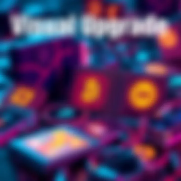 Concept image showing digital wallets with unique visual icons for easy recognition, reducing the need for long addresses