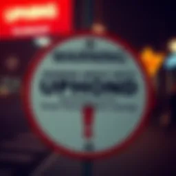 A warning sign with a red exclamation mark and text about risks associated with Uphold, emphasizing withdrawal issues.