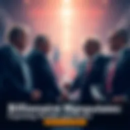 A group of billionaires in suits discussing politics and money, highlighting their influence on society.