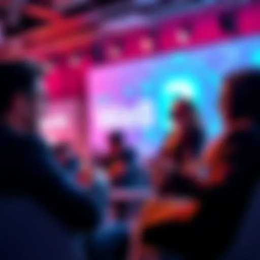 Tom and Ksenia discussing Web3 adoption challenges at the 50 Partners Onchain Day event.