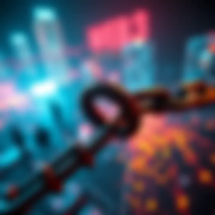 A visual representation of stalled Web3 projects due to ongoing wars, featuring a broken chain symbolizing disruption in development and funding.