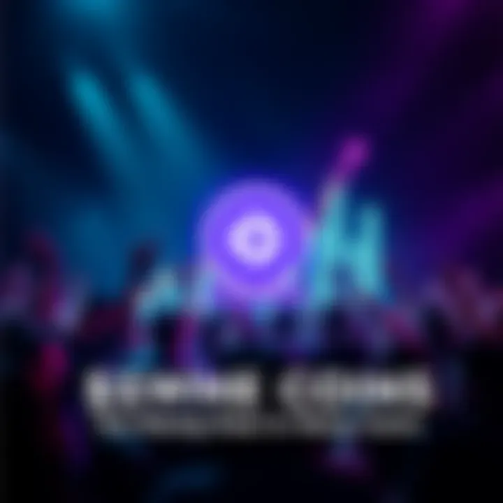 Graphic showing $WHALLY logo surrounded by excited people and rising graphs, symbolizing growth in the meme coin market