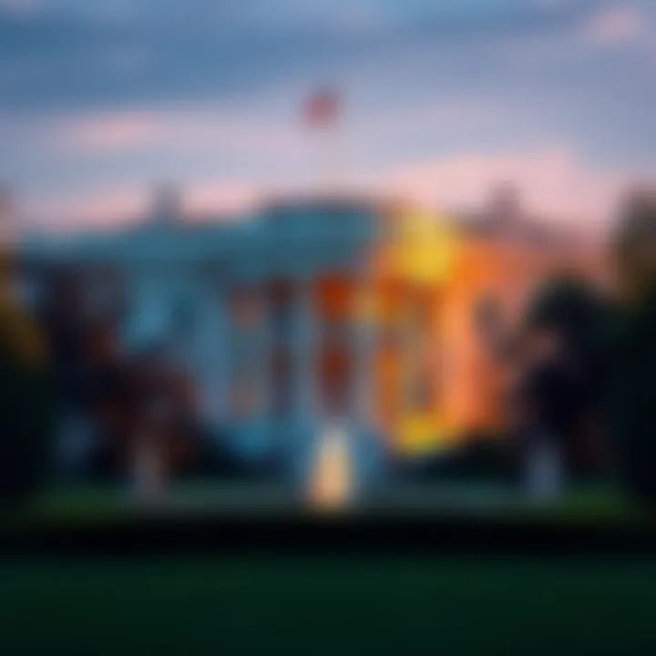 A graphic showing a White House report discussing stablecoin yields and their impact on banking innovation