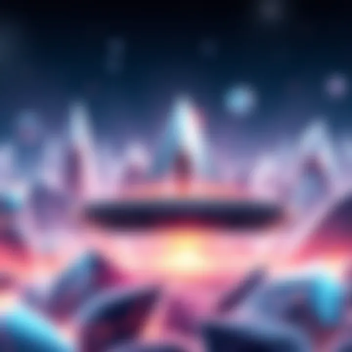 An illustration depicting WhiteRock's influence in blockchain technology and XRPL rankings