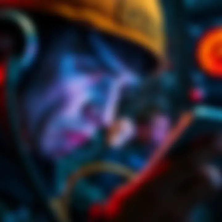 A close-up of a WiFi miner with a frustrated user checking the device, illustrating troubleshooting steps.