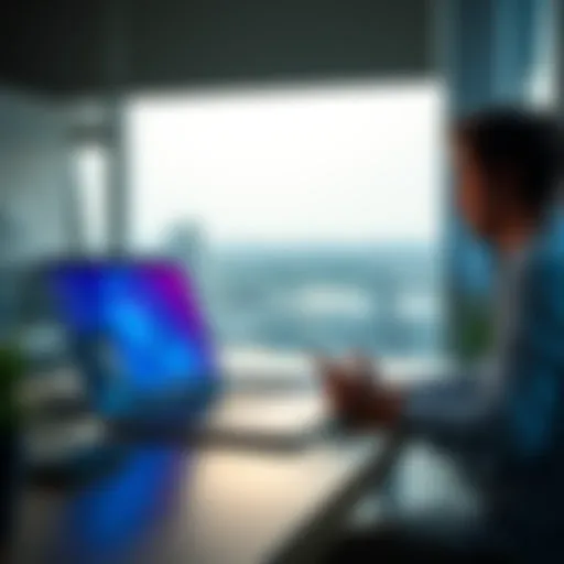 A person sitting at a desk with a laptop showing Fedora Silverblue and a Ledger Nano S Plus device, looking concerned about their crypto assets.