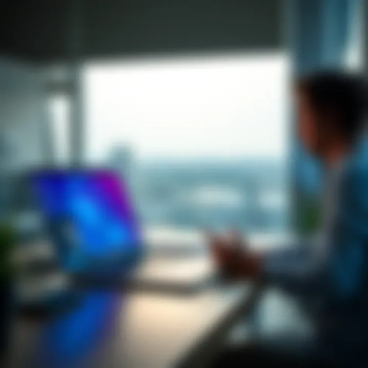 A person sitting at a desk with a laptop showing Fedora Silverblue and a Ledger Nano S Plus device, looking concerned about their crypto assets.