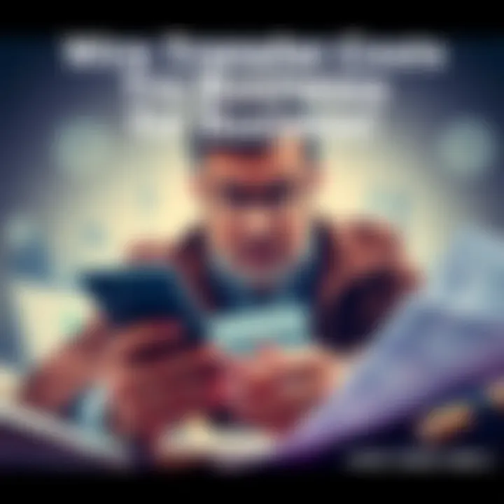 A business owner looking at a calculator with a worried expression, surrounded by paperwork and bank statements, representing hidden fees in wire transfers.