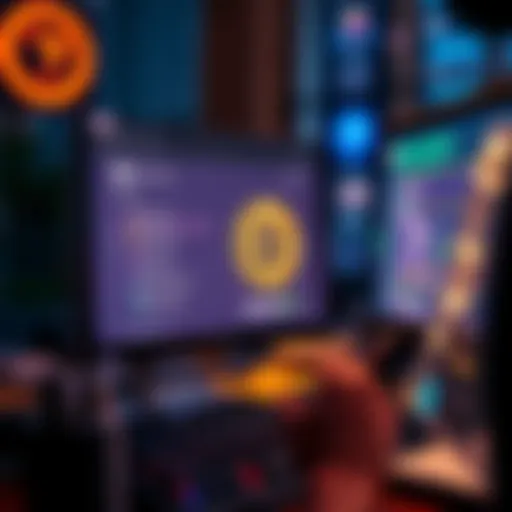 A person using a computer to withdraw Bitcoin from their Electrum wallet, showing a clear interface with wallet balance and withdrawal options.