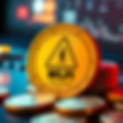 A visual representation of WLFI tokens being staked by investors to retain voting rights, with a warning sign indicating the potential loss of power.