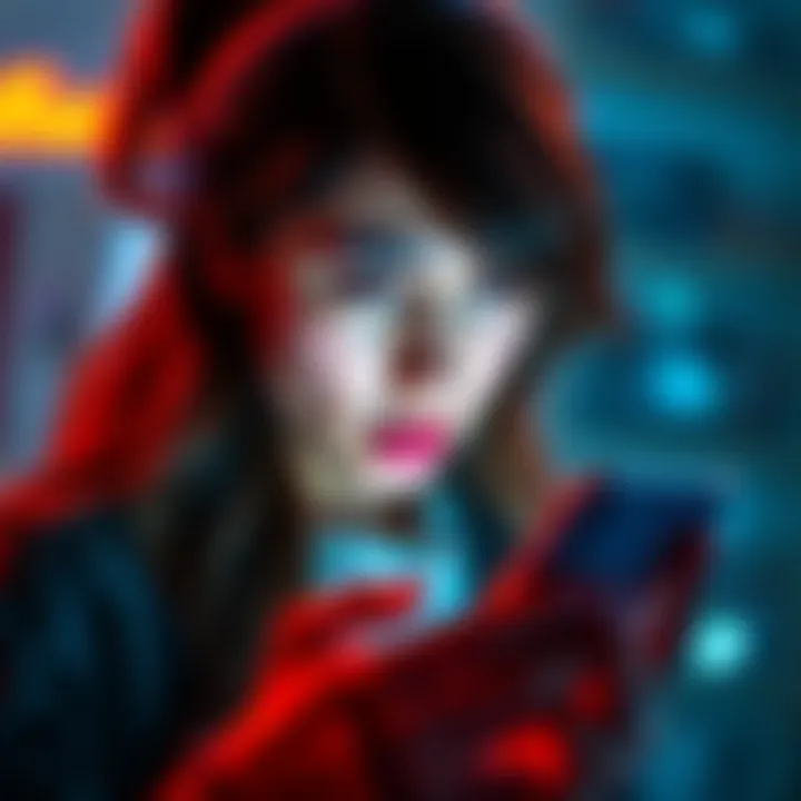 A woman looks stressed while checking her cryptocurrency wallet on her phone, showing the wrong blockchain deposit.