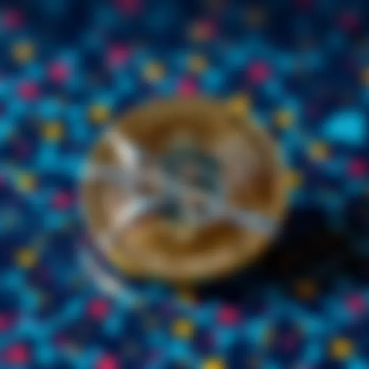 Graphic showing Wrapped Bitcoin (WBTC) symbol on Ethereum blockchain background with a lock icon representing safety