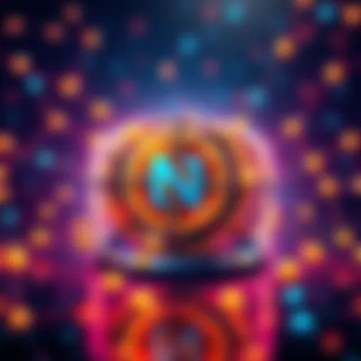 Illustration showing Nano cryptocurrency wrapped and connected to different blockchain networks, symbolizing its integration across platforms.