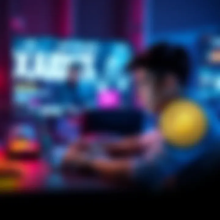 A person watching XAIDUT videos on a laptop, showing confusion and curiosity, with a graphic of the XAIDUT coin in the corner