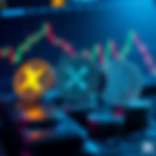 XLM, XRP, and BNB Tokens on Pi Platform Graphic showing XLM, XRP, and BNB tokens added to the Pi platform with trading charts in the background