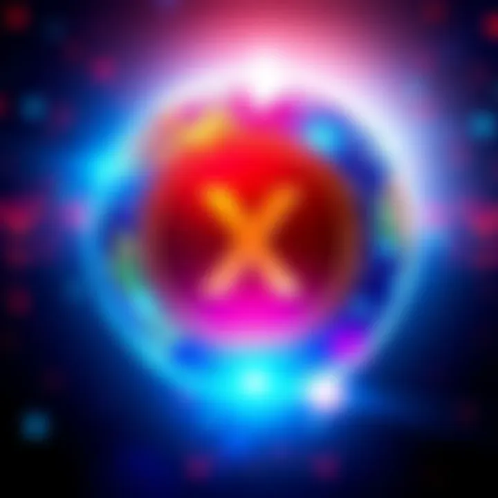 Representation of XMR symbol with a globe in the background, showing its potential as a global currency.
