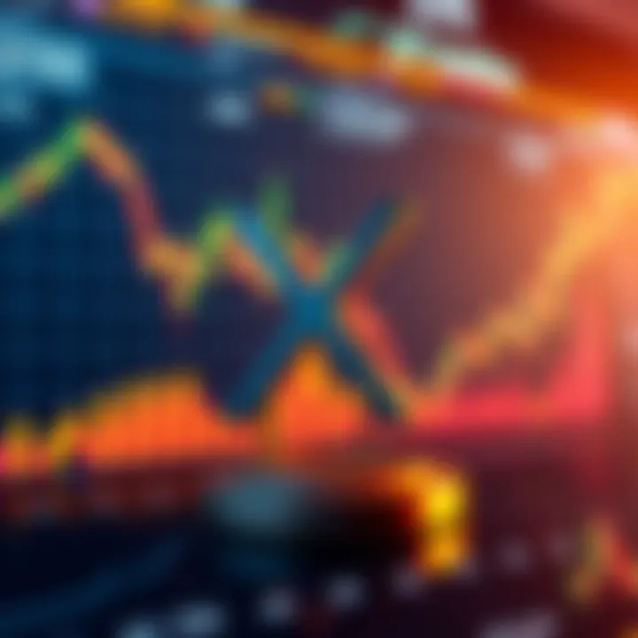 XRP symbol in front of financial charts showing stability and growth