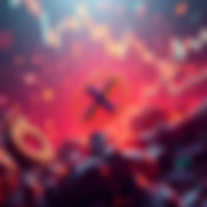 Representation of XRP soaring to a high price due to a glitch