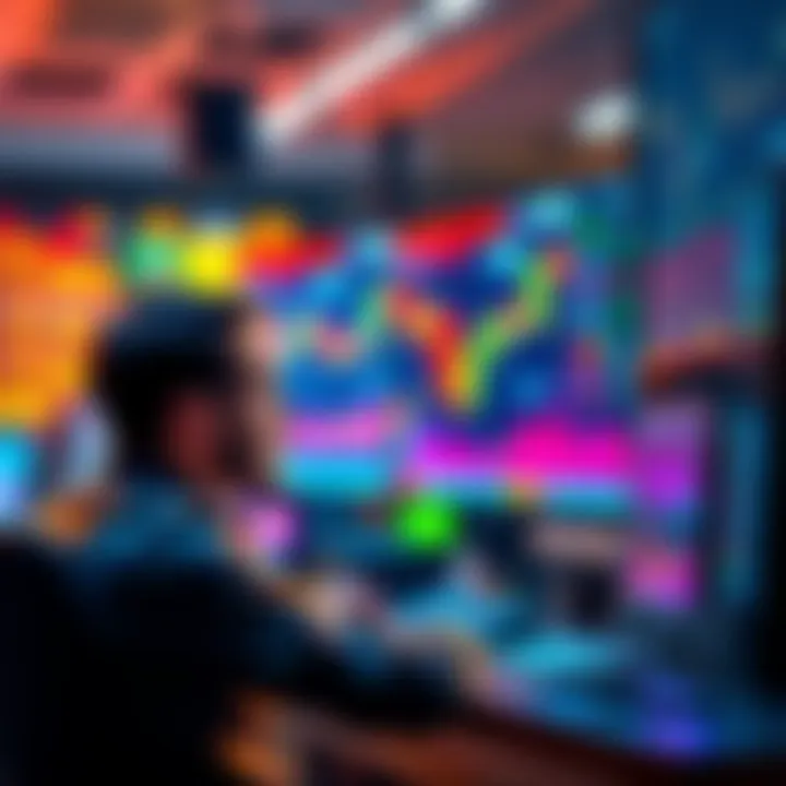 A person analyzing cryptocurrency trends on a computer, focusing on XRP investment strategies while reflecting on market fluctuations.