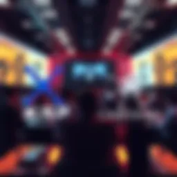 XRP vs Cardano discussion A digital representation of XRP and Cardano logos clashing over heated debates in an online forum setting