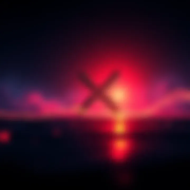 A visual representation of the XRP logo becoming less visible and slowly fading, symbolizing Ripple's decline in relevance.