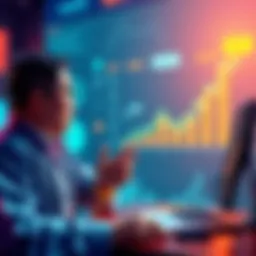 Yat Siu speaks about the benefits of onchain student loans for DeFi, with charts and graphs illustrating growth