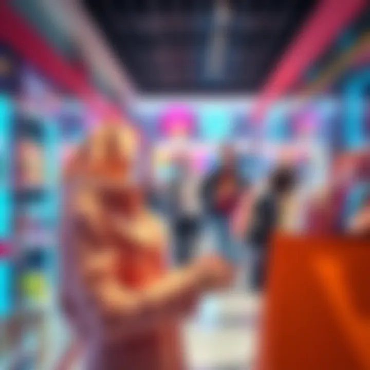 A shopper using the Yoroi wallet for ADA cashback at a retailer