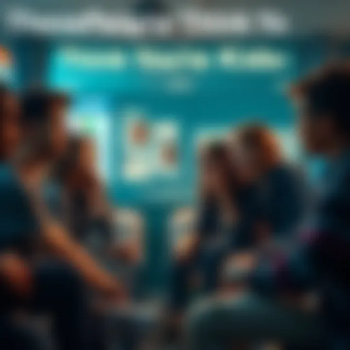 A group of young adults sitting together, engaged in a thoughtful conversation, highlighting generational differences in perception