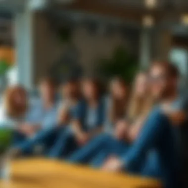 Young adults discussing communication A group of young adults sitting in a casual setting, engaged in conversation while looking frustrated, symbolizing struggles with effective communication.