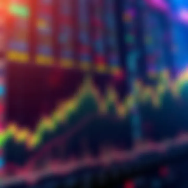 Graph illustrating Zcash price fluctuations against other cryptocurrencies with blockchain updates in the background.