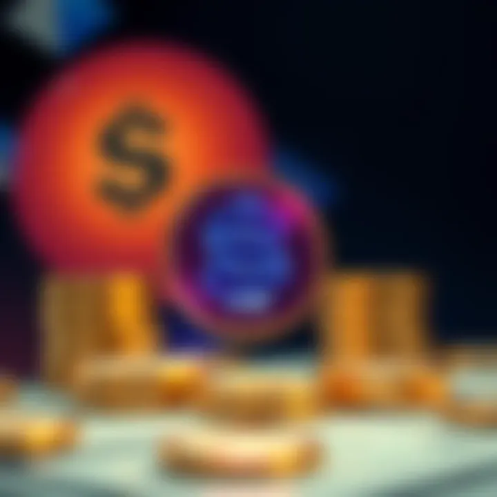 A graphic showing the conversion of USDC to US dollars with a zero-fee symbol, highlighting the ease of trading between cryptocurrency and cash.